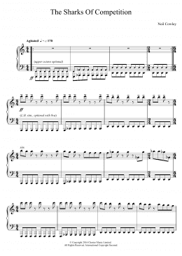 page one of The Sharks Of Competition (Piano Solo)