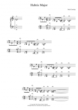 page one of Hubris Major (Piano Solo)