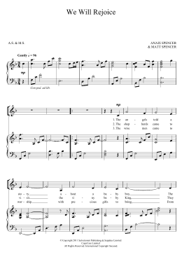 page one of We Will Rejoice (Piano, Vocal & Guitar Chords)