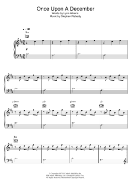 page one of Once Upon A December (from Anastasia) (Piano, Vocal & Guitar Chords (Right-Hand Melody))