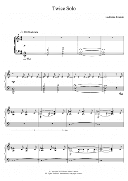 page one of Twice Solo (Piano Solo)