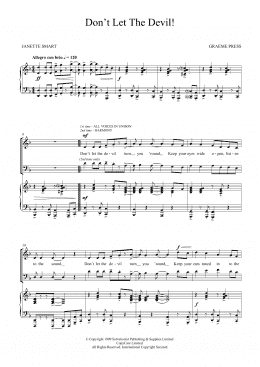 page one of Don't Let The Devil (Choir)