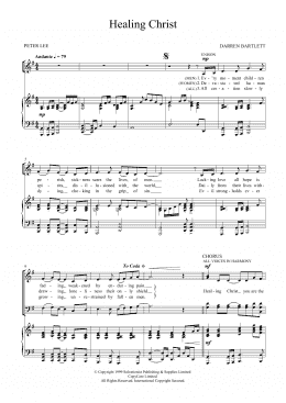 page one of Healing Christ (Choir)