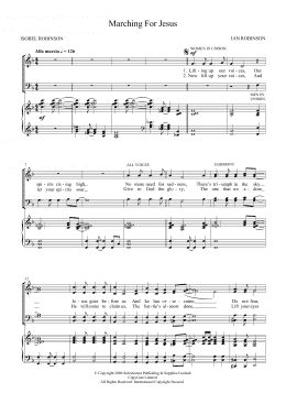 page one of Marching For Jesus (Choir)