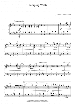 page one of Stamping Waltz (Piano Solo)