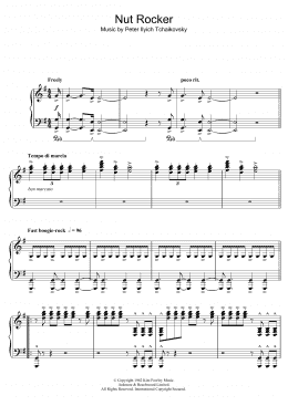 page one of Nut Rocker (Piano Solo)