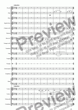 page one of Piano Concerto No.4, II: andantino - presto - andantino