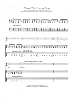 page one of Given The Dog A Bone (Guitar Tab)
