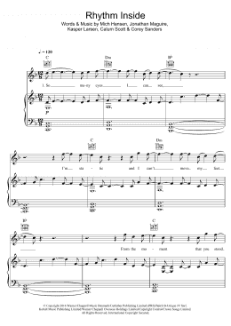 page one of Rhythm Inside (Piano, Vocal & Guitar Chords)