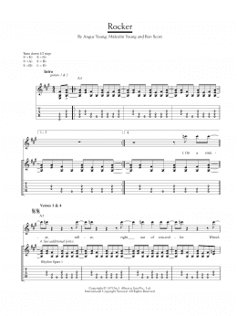page one of Rocker (Guitar Tab)