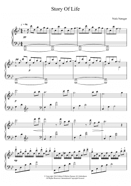 page one of Story Of Life (Piano Solo)