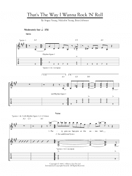 page one of That's The Way I Wanna Rock 'n' Roll (Guitar Tab)