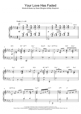 page one of Your Love Has Faded (Piano Solo)