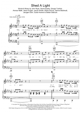 page one of Shed A Light (featuring Cheat Codes) (Piano, Vocal & Guitar Chords)