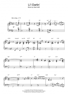 page one of Li'l Darlin' (Piano Solo)