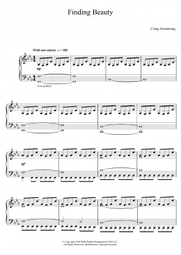 page one of Finding Beauty (Piano Solo)