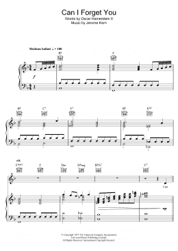 page one of Can I Forget You? (Piano, Vocal & Guitar Chords)