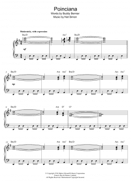 page one of Poinciana (Piano Solo)