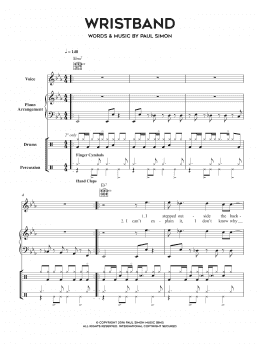 page one of Wristband (Piano, Vocal & Guitar Chords)