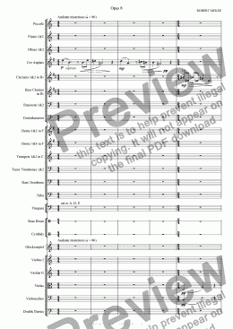 page one of Sinfonica Harmonia