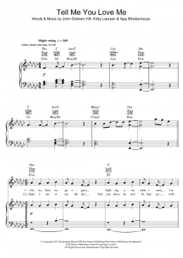 page one of Tell Me You Love Me (Piano, Vocal & Guitar Chords)