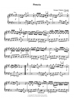 page one of Sonata (Piano Solo)