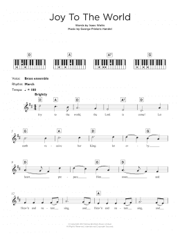 page one of Joy To The World (Keyboard (Abridged))