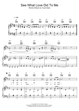 page one of See What Love Did To Me (Piano, Vocal & Guitar Chords)