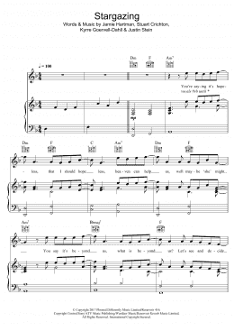 page one of Stargazing (featuring Justin Jesso) (Piano, Vocal & Guitar Chords)