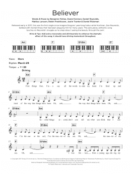 page one of Believer (Keyboard (Abridged))