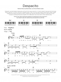 page one of Despacito (Keyboard (Abridged))