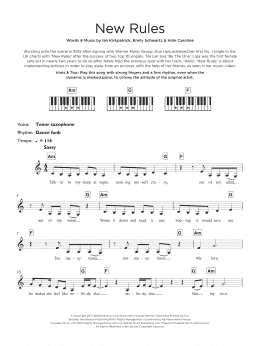 page one of New Rules (Keyboard (Abridged))