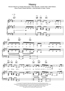 page one of Heavy (Piano, Vocal & Guitar Chords)