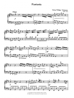 page one of Fantasia (Piano Solo)