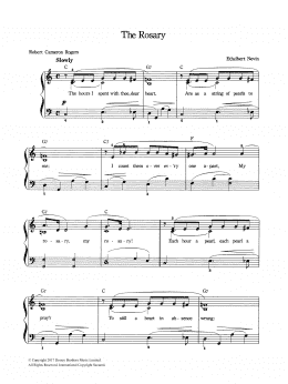 page one of The Rosary (Piano & Vocal)