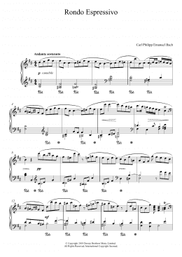 page one of Rondo Espressivo (Piano Solo)