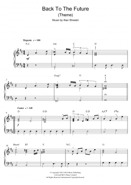page one of Back To The Future (Theme) (Beginner Piano (Abridged))