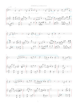 page one of Aurora (Piano, Vocal & Guitar Chords)
