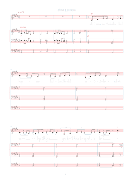page one of Joga (Organ)