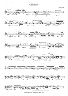 page one of Chaczidzib (Woodwind Solo)