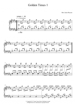 page one of Golden Times 1 (Piano Solo)