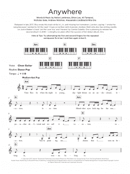 page one of Anywhere (Keyboard (Abridged))