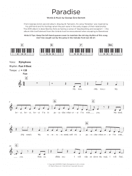 page one of Paradise (Keyboard (Abridged))