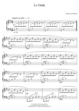 page one of Le Onde (Educational Piano)
