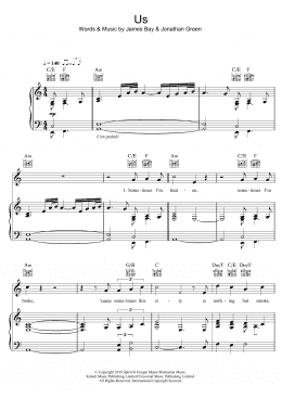 page one of Us (Piano, Vocal & Guitar Chords)