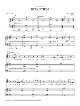 page one of Byzantium (Vocal Solo)