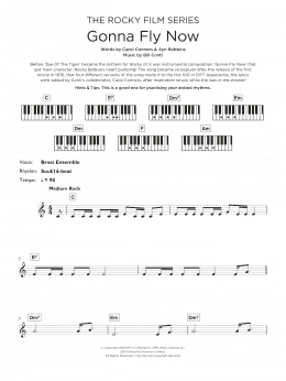 page one of Gonna Fly Now (Theme from Rocky) (Keyboard (Abridged))