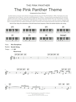 page one of The Pink Panther Theme (Keyboard (Abridged))