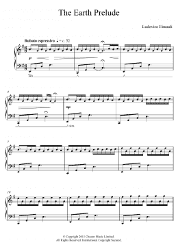 page one of The Earth Prelude (Educational Piano)