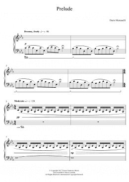 page one of Prelude (from Darkest Hour) (Piano Solo)